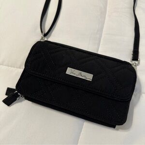 Vera Bradley Black Quilted Crossbody